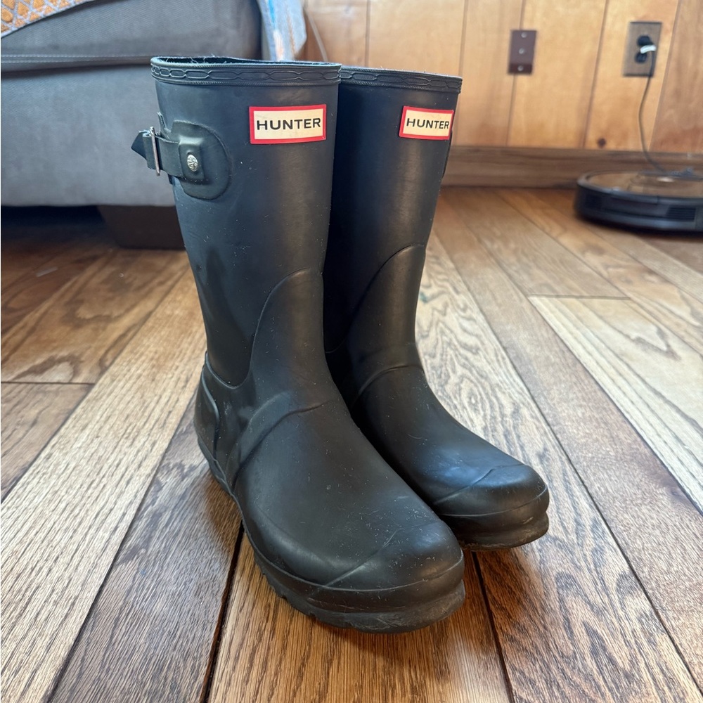 Hunter Black Rain Boots